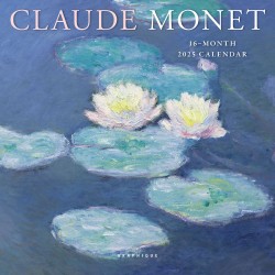 Claude Monet 16個月 2025月曆