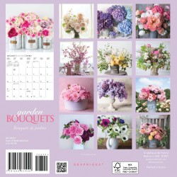 Garden Bouquets 16個月 2025月曆