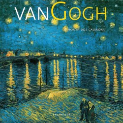 Van Gogh 16個月 2025月曆