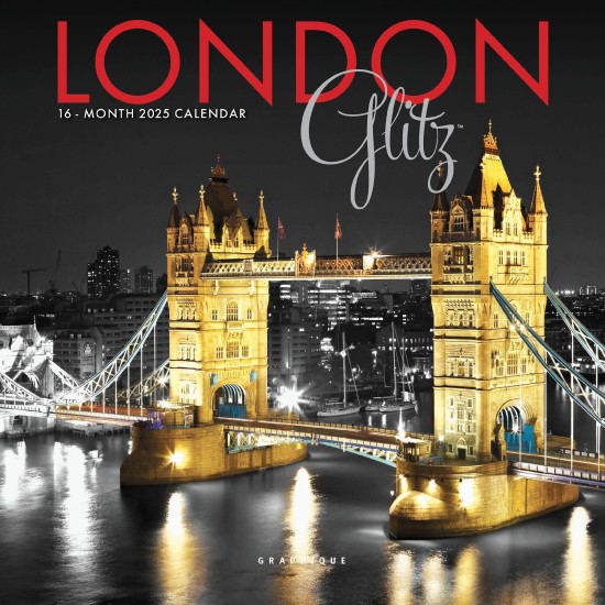 London Glitz 16個月 2025月曆